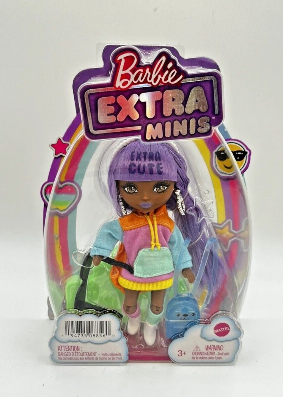 Barbie: Barbie Extra Minis - Extra Cute Color-Block Doll by Mattel Toys